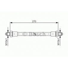 1 987 476 389 BOSCH Тормозной шланг