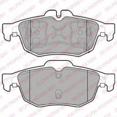 LP2259 DELPHI Комплект тормозных колодок, дисковый тормоз