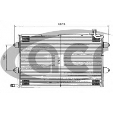 300264 ACR Конденсатор, кондиционер