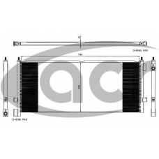 300563 ACR Конденсатор, кондиционер