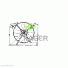 32-2209 KAGER Вентилятор, охлаждение двигателя