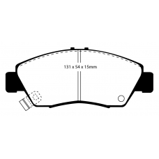 DP2890 EBC Brakes Колодки тормозные