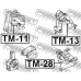 TM-11 FEBEST Подвеска, двигатель