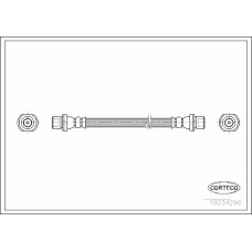 19034296 CORTECO Тормозной шланг