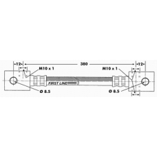 FBH6581 FIRST LINE Тормозной шланг