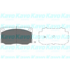 KBP-3031 KAVO PARTS Комплект тормозных колодок, дисковый тормоз