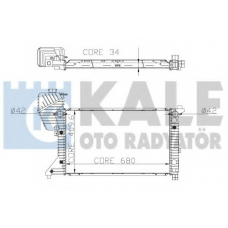 320000 KALE OTO RADYATOR Радиатор, охлаждение двигателя