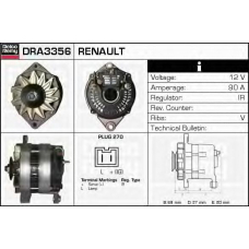 DRA3356 DELCO REMY Генератор