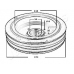 PU-500 JAPANPARTS Ременный шкив, коленчатый вал