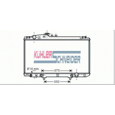 3201281 KUHLER SCHNEIDER Радиатор, охлаждение двигател