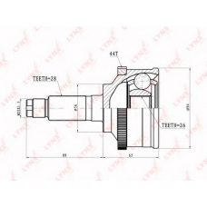 CO-3022A LYNX Co-3022a шрус наружный mazda 626 2.0-2.5 >96/mx-6 2.5 92>