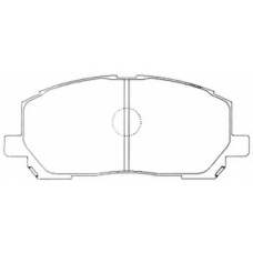 FP0884 FIT Комплект тормозных колодок, дисковый тормоз