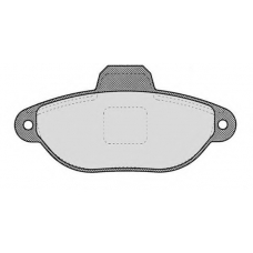 RA.0446.1 RAICAM Комплект тормозных колодок, дисковый тормоз