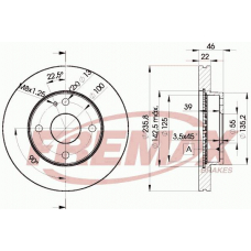 BD-3265 FREMAX Тормозной диск