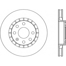 BDA1412.20 OPEN PARTS Тормозной диск