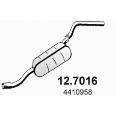 12.7016 ASSO Глушитель выхлопных газов конечный