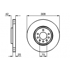 0 986 479 113 BOSCH Тормозной диск