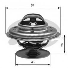 TH13480G1 GATES Термостат, охлаждающая жидкость