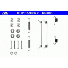 03.0137-9086.2 ATE Комплектующие, тормозная колодка