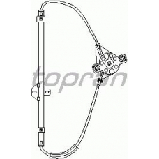 102 991 TOPRAN Подъемное устройство для окон