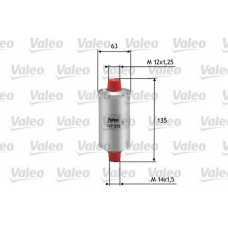 587218 VALEO Топливный фильтр