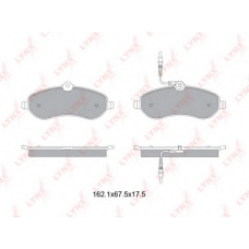 BD-2227 LYNX Комплект тормозных колодок, дисковый тормоз