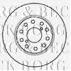 BBD4209 BORG & BECK Тормозной диск
