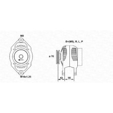 943356925010 MAGNETI MARELLI Генератор