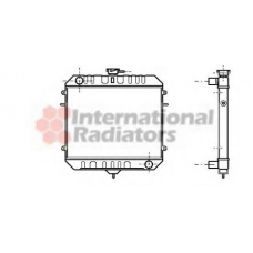 37002075 VAN WEZEL Радиатор, охлаждение двигателя