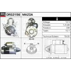 DRS3156 DELCO REMY Стартер