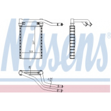 73991 NISSENS Теплообменник, отопление салона