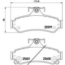 8DB 355 020-531 HELLA Комплект тормозных колодок, дисковый тормоз