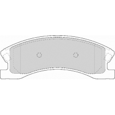 FD7092A NECTO Комплект тормозных колодок, дисковый тормоз
