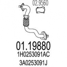 01.19880 MTS Труба выхлопного газа