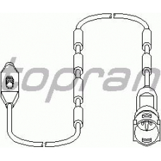 202 157 TOPRAN Датчик, износ тормозных колодок