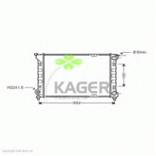 31-2327 KAGER Радиатор, охлаждение двигателя