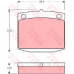 GDB235 TRW Комплект тормозных колодок, дисковый тормоз