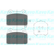 KBP-5542 KAVO PARTS Комплект тормозных колодок, дисковый тормоз