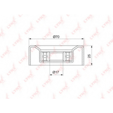 PB5323 LYNX Ролик натяжной