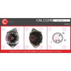 CAL15240RS CASCO Генератор