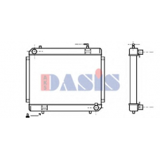 130300T AKS DASIS Радиатор, охлаждение двигателя