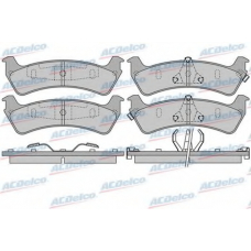 AC825181D AC Delco Комплект тормозных колодок, дисковый тормоз