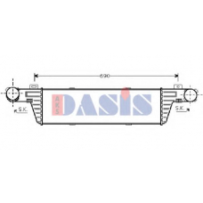 127160N AKS DASIS Интеркулер