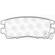 BP761 QH Benelux Комплект тормозных колодок, дисковый тормоз