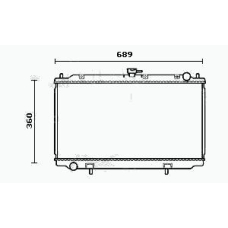 RM0629 EQUAL QUALITY Радиатор, охлаждение двигателя