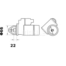 MS 54 MAHLE Стартер