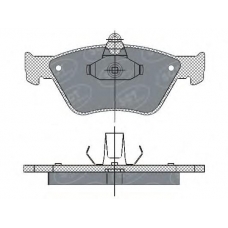 SP 285 SCT Комплект тормозных колодок, дисковый тормоз