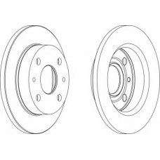 DDF1302-1 FERODO Тормозной диск