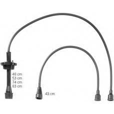 0300890922 BERU Комплект проводов зажигания