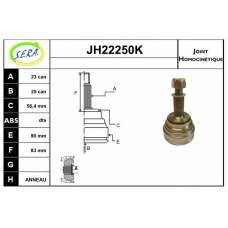 JH22250K SERA Шарнирный комплект, приводной вал